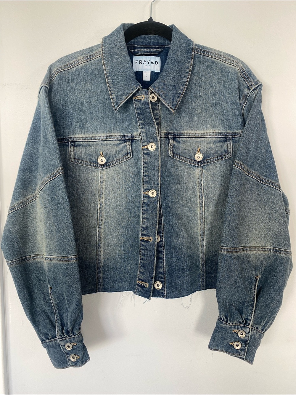 FRAYED Jeans Light Blue Denim Jacket
